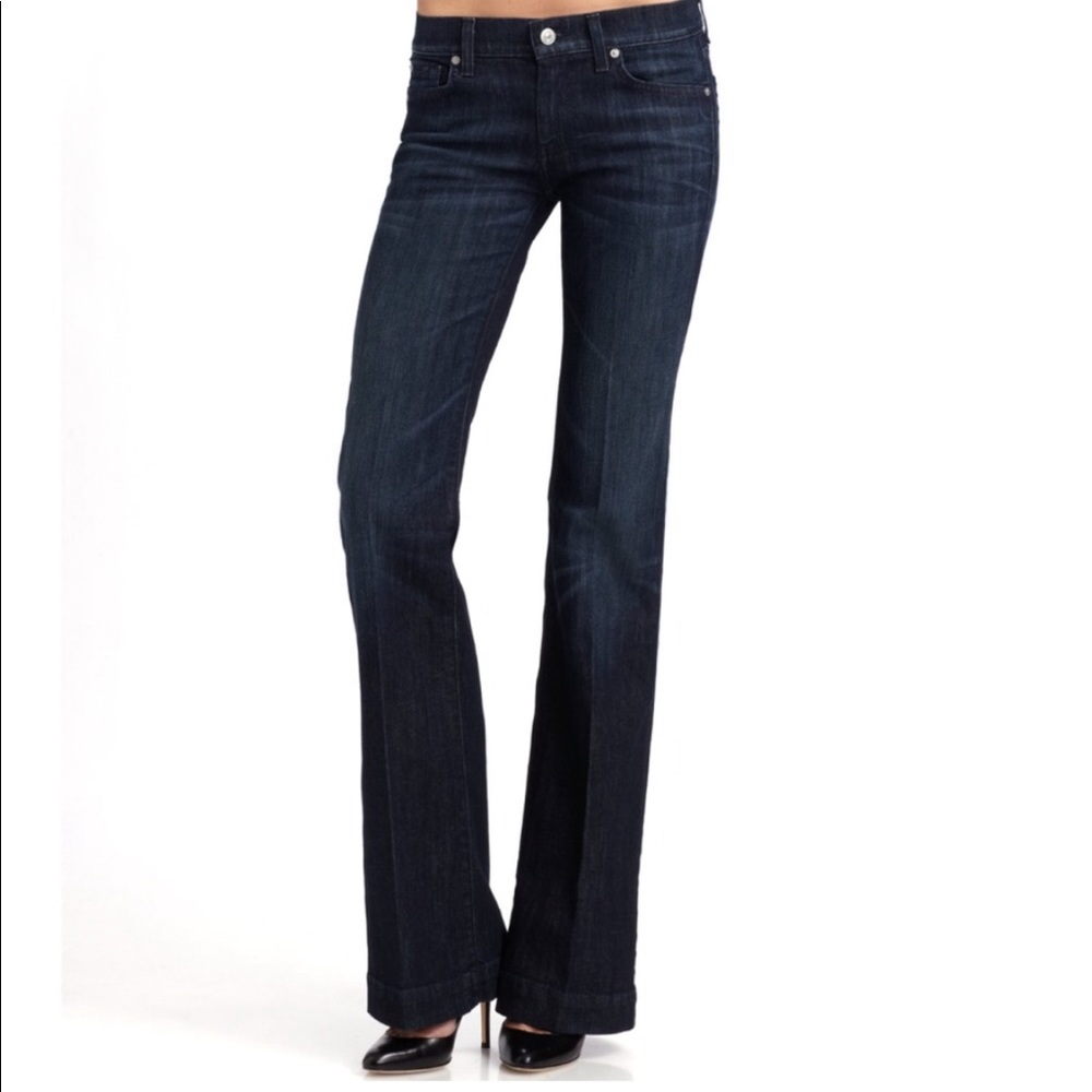 7 For All Mankind Dojo Women’s Wide Leg Jeans Size 29